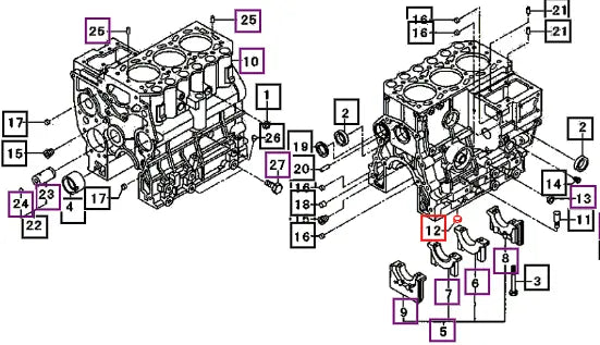 Mahindra Cap, Sealing F501412000 Mahindra Direct Parts