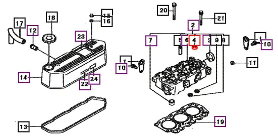 Mahindra Cap, Sealing F501420000 Mahindra Direct Parts