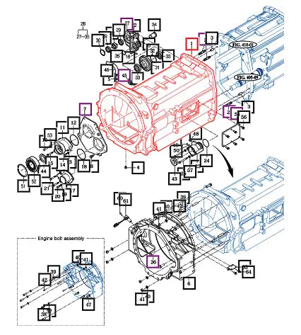 Mahindra Case , Fr Transmission 15892100011M Mahindra Direct Parts