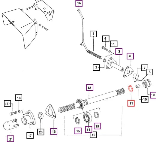Mahindra Circlip Internal 72 Mm X 2.5 000704385R1 Mahindra Direct Parts