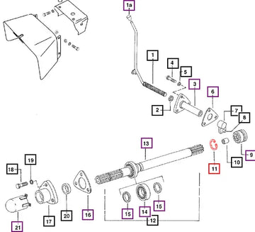 Mahindra Circlip Internal 72 Mm X 2.5 000704385R1 Mahindra Direct Parts
