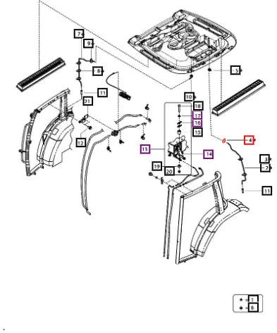 Mahindra Clamp Din 3017 - Al8 - 12A E007518439D1 Mahindra Direct Parts