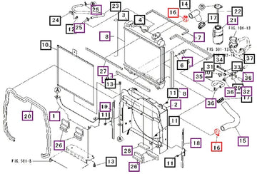 Mahindra Clamp Hose 505000380 Mahindra Direct Parts