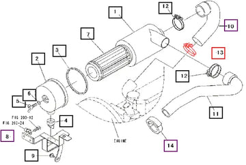 Mahindra Clamp, Hose Dia. 53 00501100530 Mahindra Direct Parts