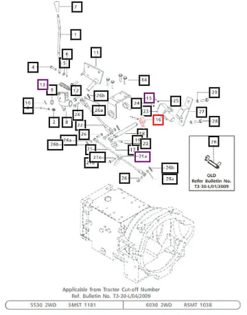 Mahindra Clavis Slpto Fenderside E007604406C11 Mahindra Direct Parts