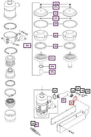 Mahindra Clip Hose (manifold End) 005555559R91 Mahindra Direct Parts