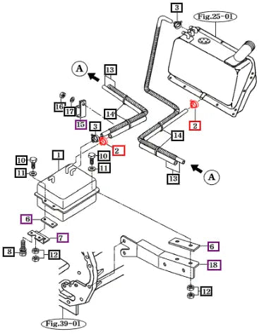 Mahindra Clip, 28 4510 15585060110 Mahindra Direct Parts
