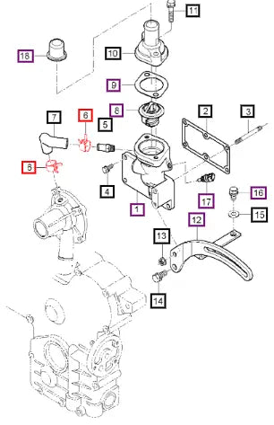 Mahindra Clip, Hose 931888140 Mahindra Direct Parts