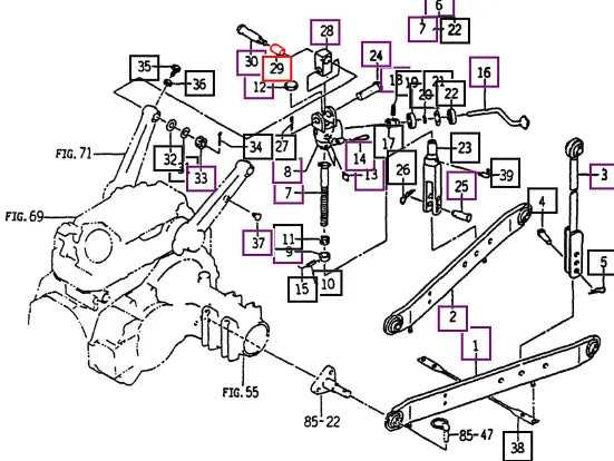 Mahindra Collar (22X26X39) 15645270030 Mahindra Direct Parts
