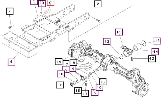 Mahindra Cushion 19572118000 Mahindra Direct Parts