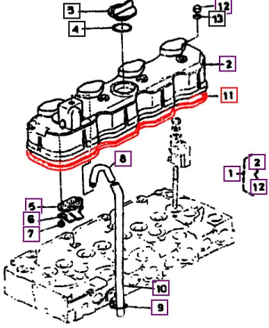 Mahindra Cylinder Gasket 4110 1547114522 Mahindra Direct Parts