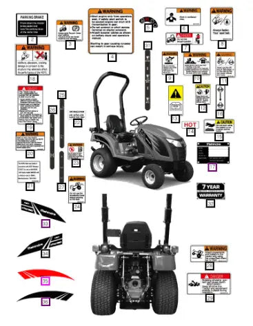 Mahindra Decal , Fender(rh/emaxs20) 11299010060 Mahindra Direct Parts