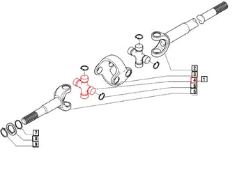 Mahindra Double Joint Spider 006500435C2 Mahindra Direct Parts