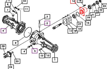 Mahindra Driveshaft Holder 10232115AG2 Mahindra Direct Parts