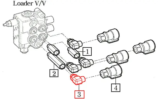 Mahindra Elbow, Pf318 - Pt112 86503000410 Mahindra Direct Parts