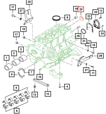 Mahindra Expansion Plug Mdi 0311BB0030N Mahindra Direct Parts