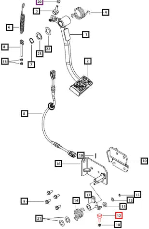 Mahindra Eye Bolt 008008811U11 Mahindra Direct Parts