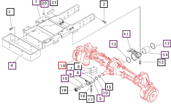 Mahindra F/A Assy 19562101001 Mahindra Direct Parts