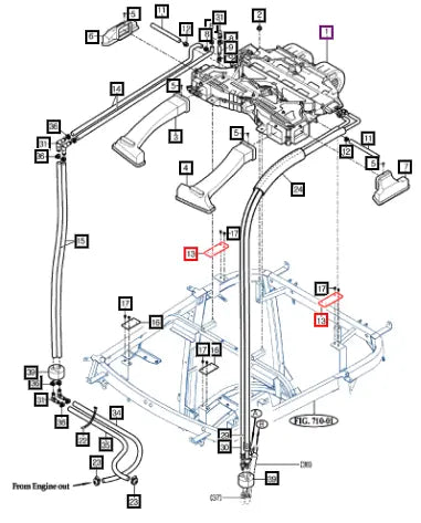 Mahindra Fixing Plate, Side/Duct 17827010010GB Mahindra Direct Parts