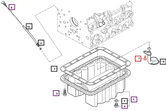 Mahindra Flange Bolt With Pin 0165450820 Mahindra Direct Parts