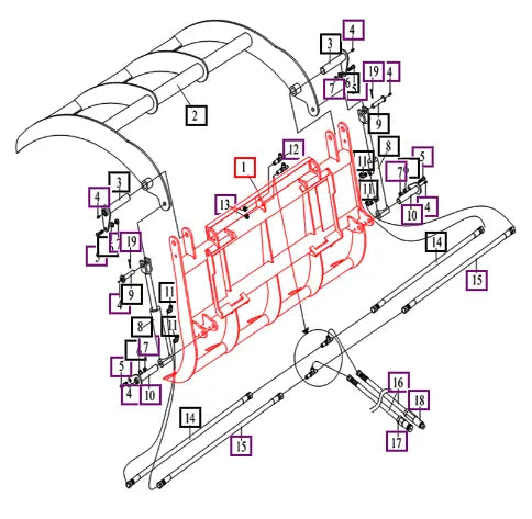 Mahindra Frame-A ANSRC64101000 Mahindra Direct Parts