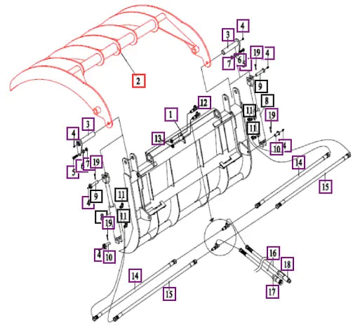 Mahindra Frame B ANSRC54102000 Mahindra Direct Parts