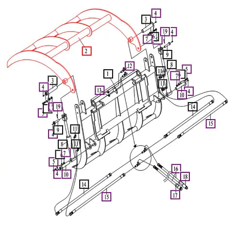 Mahindra Frame-B ANSRC64102000 Mahindra Direct Parts