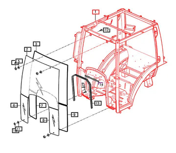 Mahindra Frame Comp 12647012100GB Mahindra Direct Parts