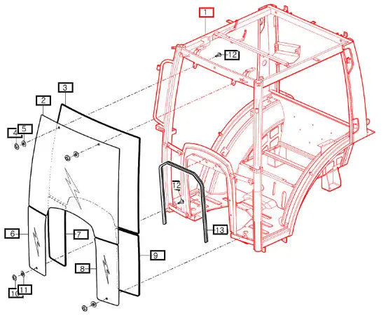 Mahindra Frame Comp 2538Sh 12397012101GB Mahindra Direct Parts