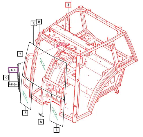 Mahindra Frame Comp, Cabin 19157012000GB Mahindra Direct Parts