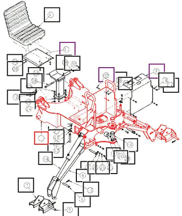 Mahindra Frame Serial No. J20380 ~ ANSBMF4025B-1000 Mahindra Direct Parts