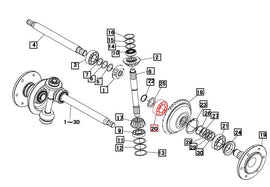 Mahindra Front Axle Inner Bearing 07500063070 Mahindra Direct Parts