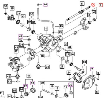 Mahindra Front Axle Shaft Dust Cover / Boot 0027532 Mahindra Direct Parts
