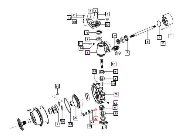 Mahindra Front Axle Shaft Retaining Bolt 3550 Mahindra Direct Parts