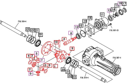 Mahindra Front Differential Assembly 19483160001 Mahindra Direct Parts
