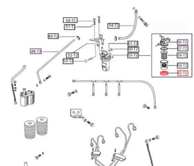 Mahindra Fuel Filter Ring Nut 15001602070 Mahindra Direct Parts