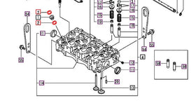 Mahindra Fuel Injection Gasket O-Ring 11960011460 Mahindra Direct Parts