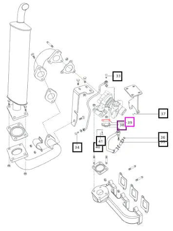 Mahindra Gasket 006008790F1 Mahindra Direct Parts