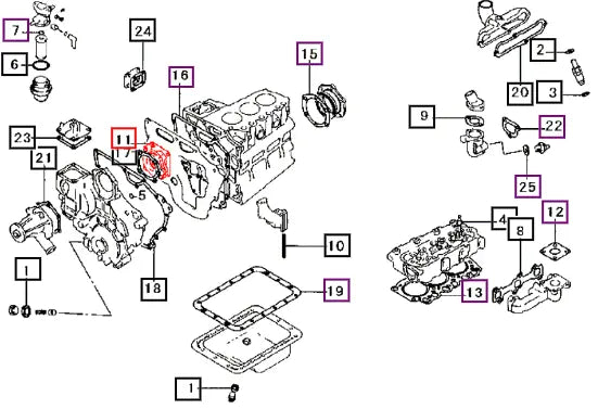 Mahindra Gasket, O/pump Cover 30A1100101 Mahindra Direct Parts