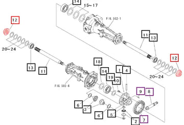 Mahindra Gear 14T 10312129000 Mahindra Direct Parts