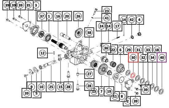 Mahindra Graded Spacer 27x46x4 2 006526429N01 Mahindra Direct Parts