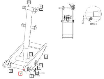 Mahindra Grease Fitting M6 5021901ALO Mahindra Direct Parts
