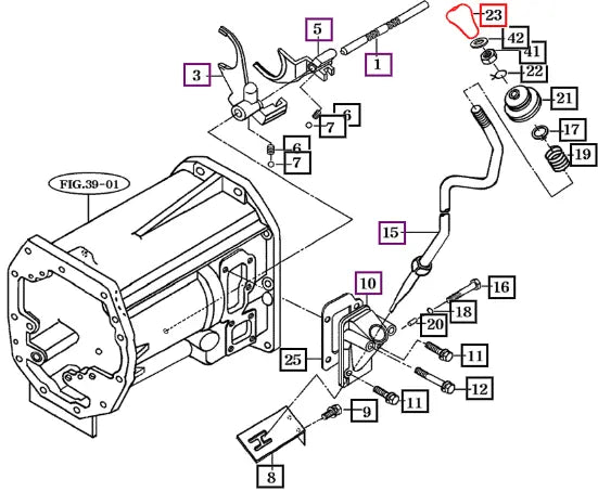 Mahindra Grip Comp, Sub Shifter 14502810104 Mahindra Direct Parts