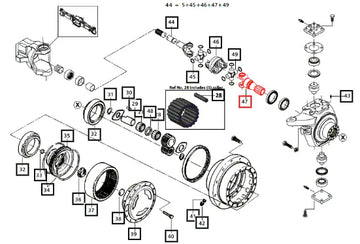Mahindra Half Shaft 006506206C1 Mahindra Direct Parts