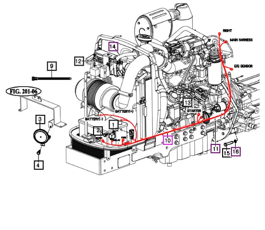 Mahindra Harness Assy E G 12626682202 Mahindra Direct Parts