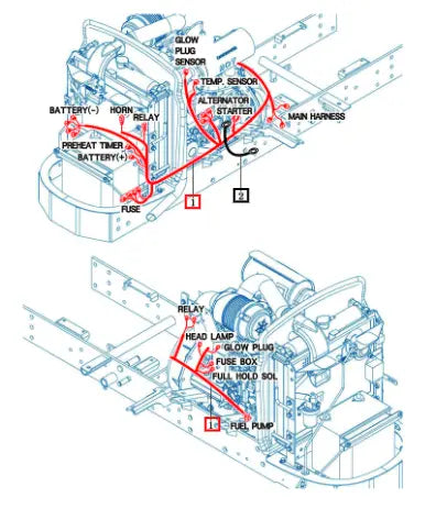 Mahindra Harness Assy Engine 11516682001 Mahindra Direct Parts