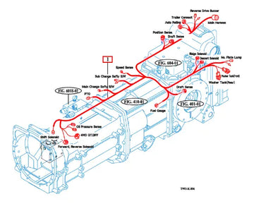 Mahindra Harness Assy Rear 19026802604 Mahindra Direct Parts