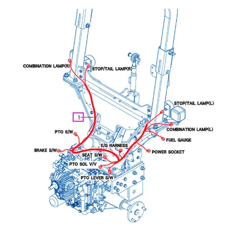 Mahindra Harness Assy Rr 11616684002 Mahindra Direct Parts