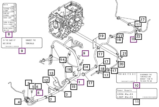 Mahindra Harness M, Modified 19460751002 Mahindra Direct Parts