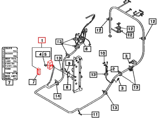 Mahindra Harness, E 19572964002 Mahindra Direct Parts